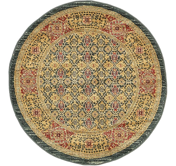 3' 3 x 3' 3 Mamluk Round Rug
