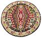 100cm x 100cm Santa Fe Round Rug thumbnail image 5