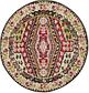 100cm x 100cm Santa Fe Round Rug thumbnail image 4