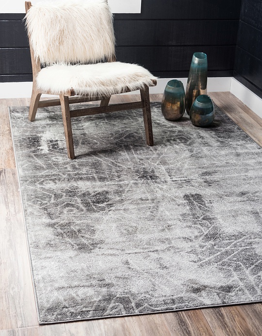 Dark Gray 5' x 8' Monaco Rug Area Rugs eSaleRugs