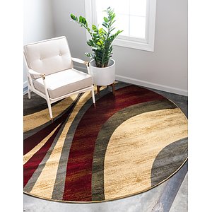 Unique Loom 8' x 8' Barista Round Rug