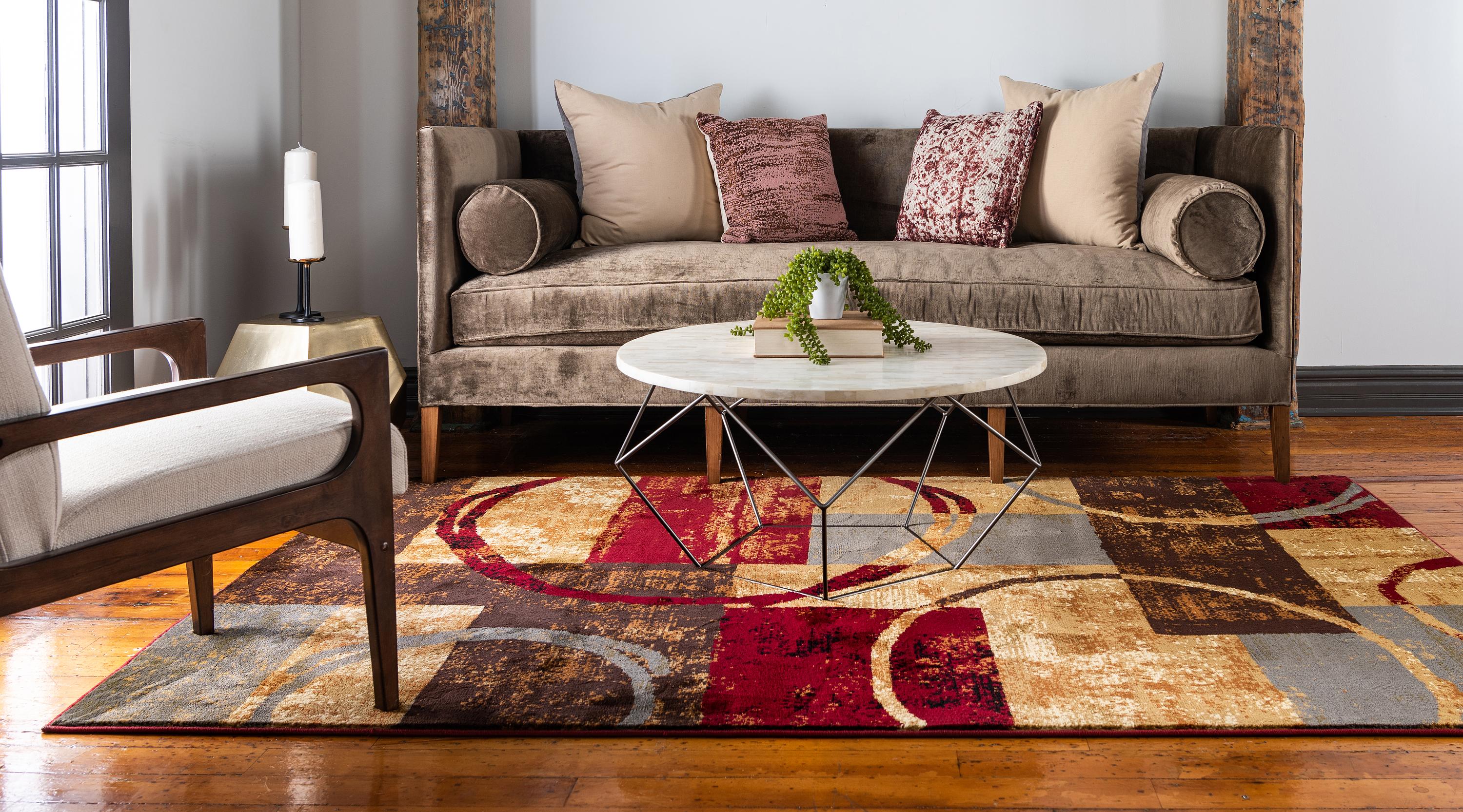 Multi 8' x 10' Coffee Shop Rug Area Rugs eSaleRugs