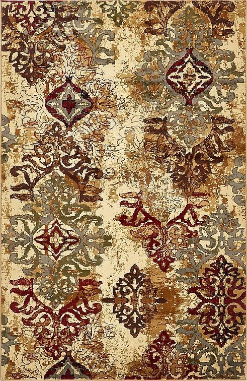 Beige 5' x 8' Coffee Shop Rug Area Rugs eSaleRugs
