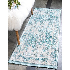 2' 7 x 10' New Vintage Runner Rug