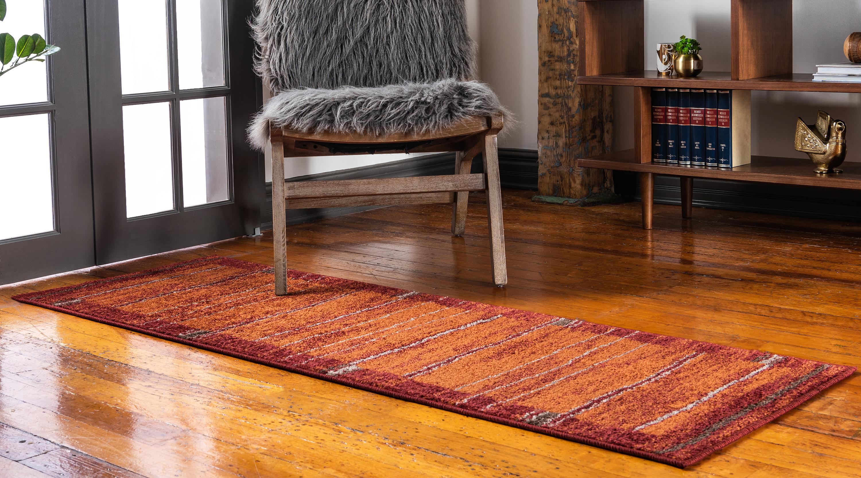 Terracotta 2' 6 x 10' Harvest Runner Rug eSaleRugs