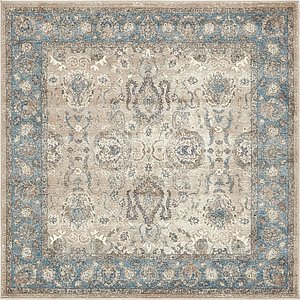 Unique Loom 5' x 5' Salzburg Square Rug