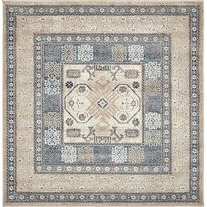 Unique Loom 5' x 5' Salzburg Square Rug