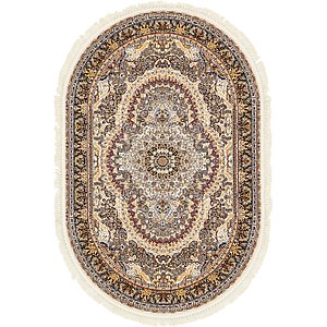 Unique Loom 5' x 7' 8 Narenj Oval Rug