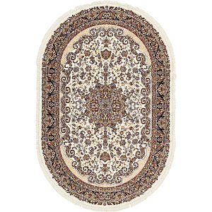 Unique Loom 6' 3 x 9' 6 Reza Oval Rug