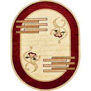 Unique Loom 9' 10 x 13' Oval Rug