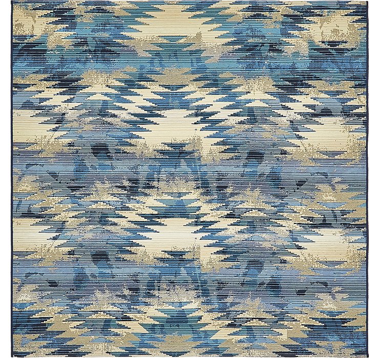 6' x 6' Outdoor Modern Square Rug
