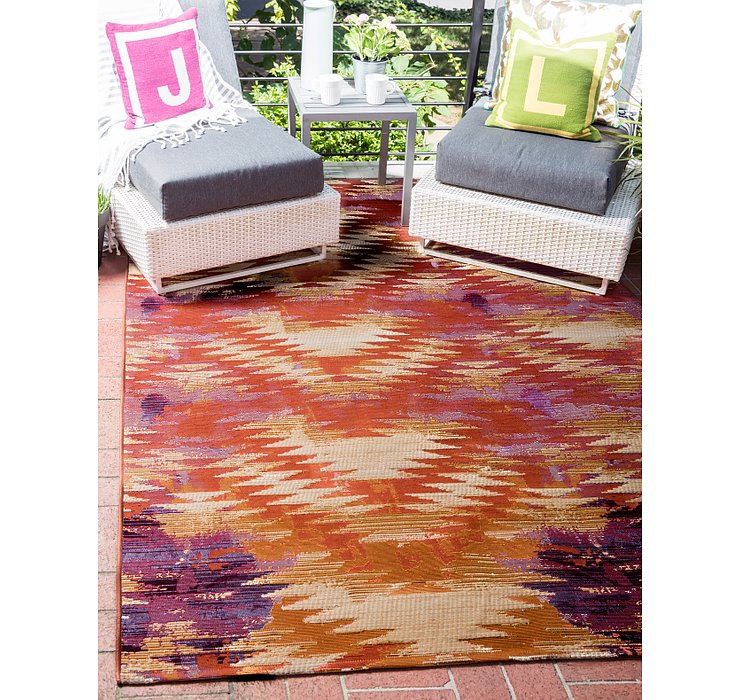 8' x 11' 4 Outdoor Modern Rug