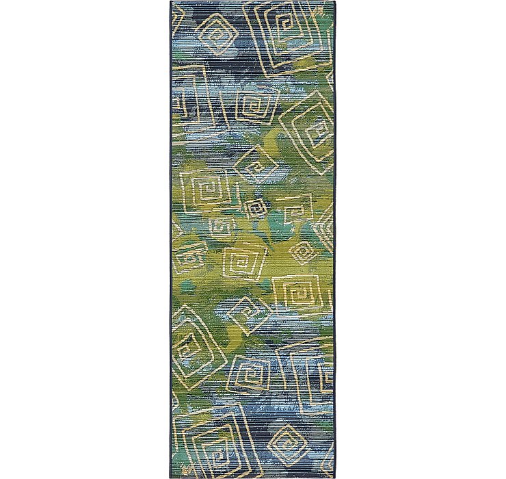 2' x 6' Outdoor Modern Runner Rug