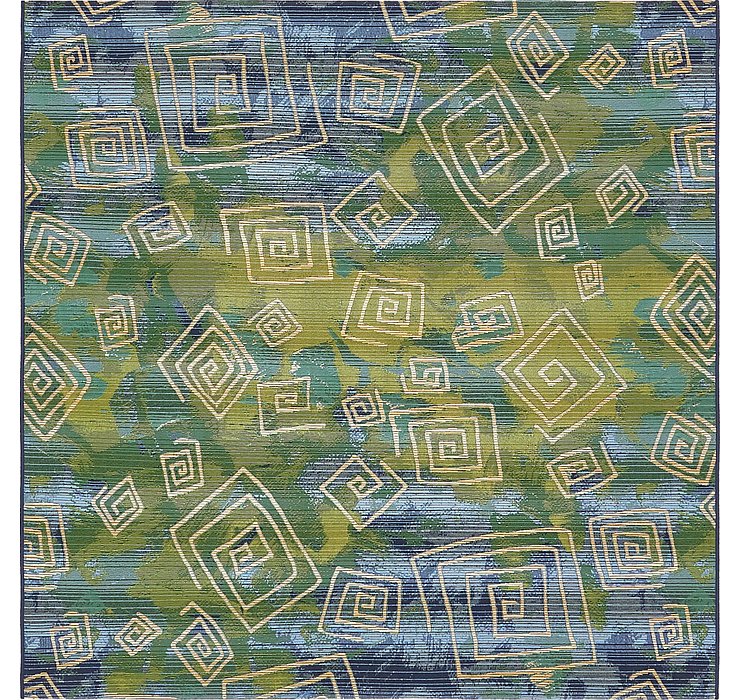 6' x 6' Outdoor Modern Square Rug