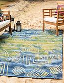 Unique Loom 4' x 6' Outdoor Modern Rug thumbnail image 1