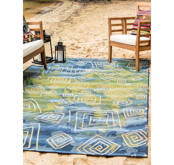 4' x 6' Outdoor Modern Rug