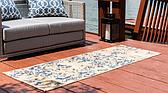 2' x 6' Outdoor Botanical Runner Rug thumbnail
