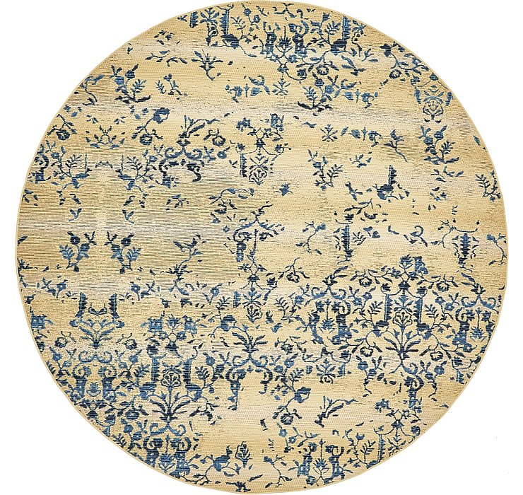 8' x 8' Outdoor Botanical Round...