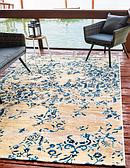 5' 3 x 8' Outdoor Botanical Rug thumbnail