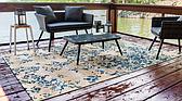 5' 3 x 8' Outdoor Botanical Rug thumbnail