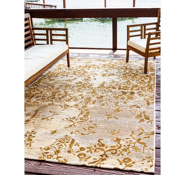 2' 2 x 3' Outdoor Botanical Rug