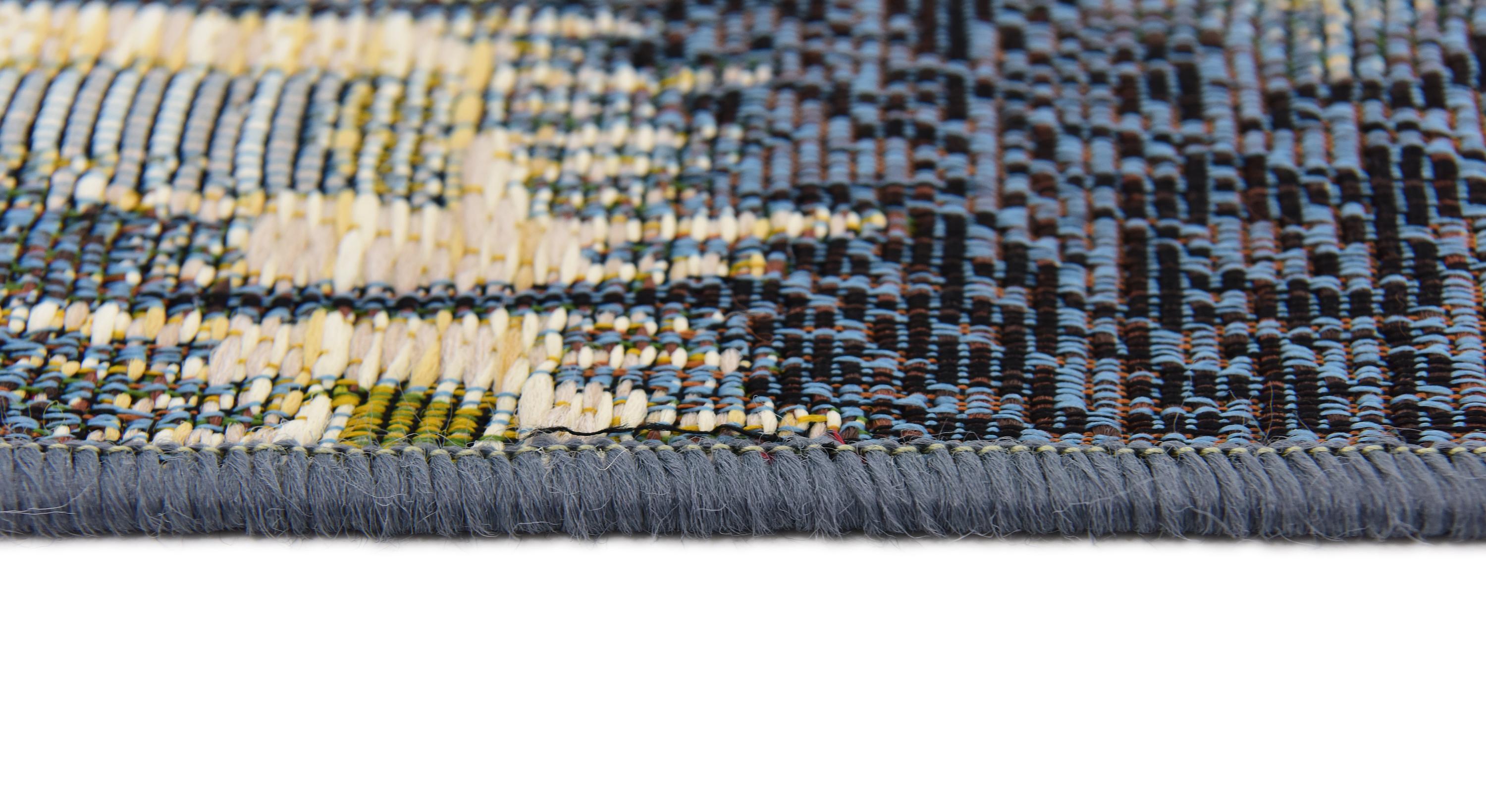 Blue 10' x 12' Outdoor Modern Rug eSaleRugs