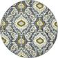 8' x 8' Outdoor Modern Round Rug thumbnail