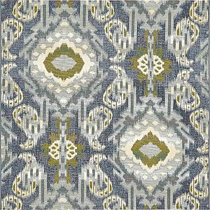 Unique Loom 6' x 6' Outdoor Modern Square Rug