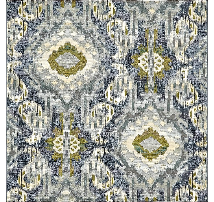6' x 6' Outdoor Modern Square Rug