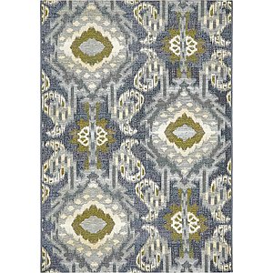 Unique Loom 4' x 6' Outdoor Modern Rug