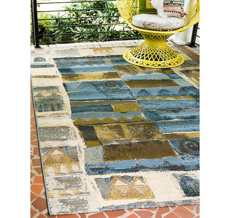 5' 3 x 8' Outdoor Modern Rug