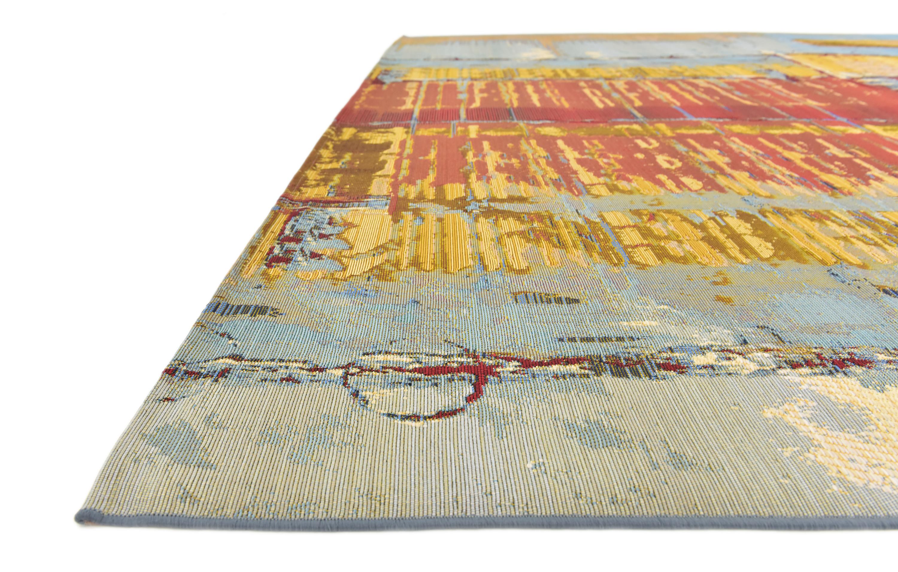 Multicolor 10' x 12' Outdoor Modern Rug eSaleRugs