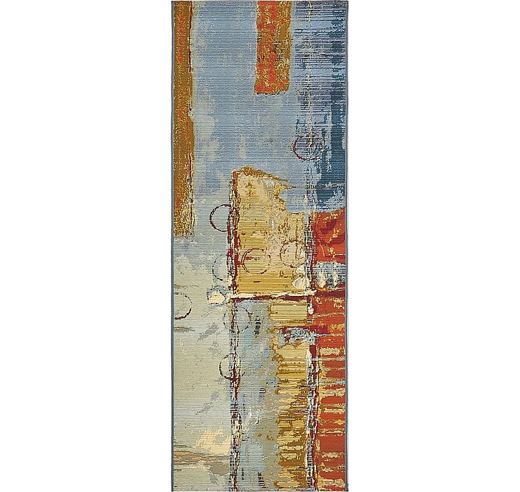 2' x 6' Outdoor Modern Runner Rug