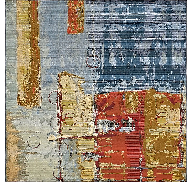 6' x 6' Outdoor Modern Square Rug