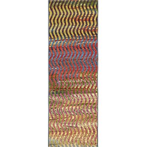 Unique Loom 2' x 6' Outdoor Modern Runner Rug