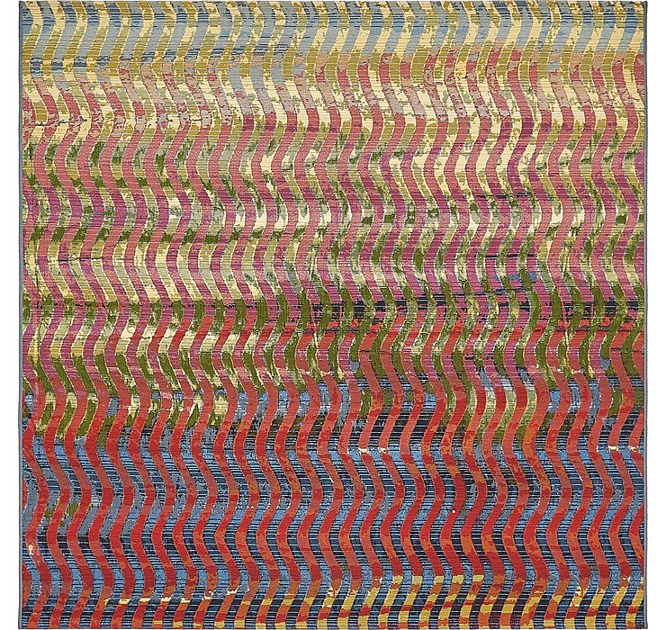 6' x 6' Outdoor Modern Square Rug