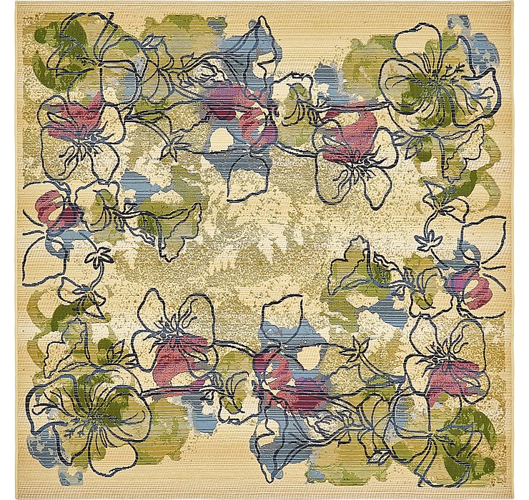 183cm x 183cm Outdoor Botanical Squar...
