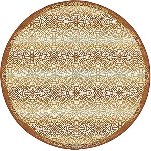 Unique Loom 8' x 8' Outdoor Round Rug