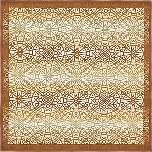 Unique Loom 6' x 6' Outdoor Square Rug