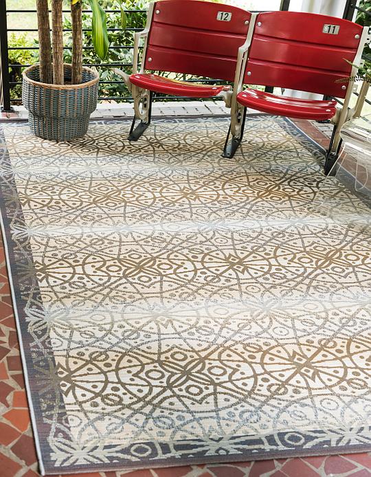 Beige 8 X 11 4 Outdoor Trellis Rug Area Rugs Irugs Uk Main Image Of Rug
