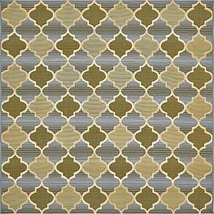 Unique Loom 6' x 6' Outdoor Square Rug