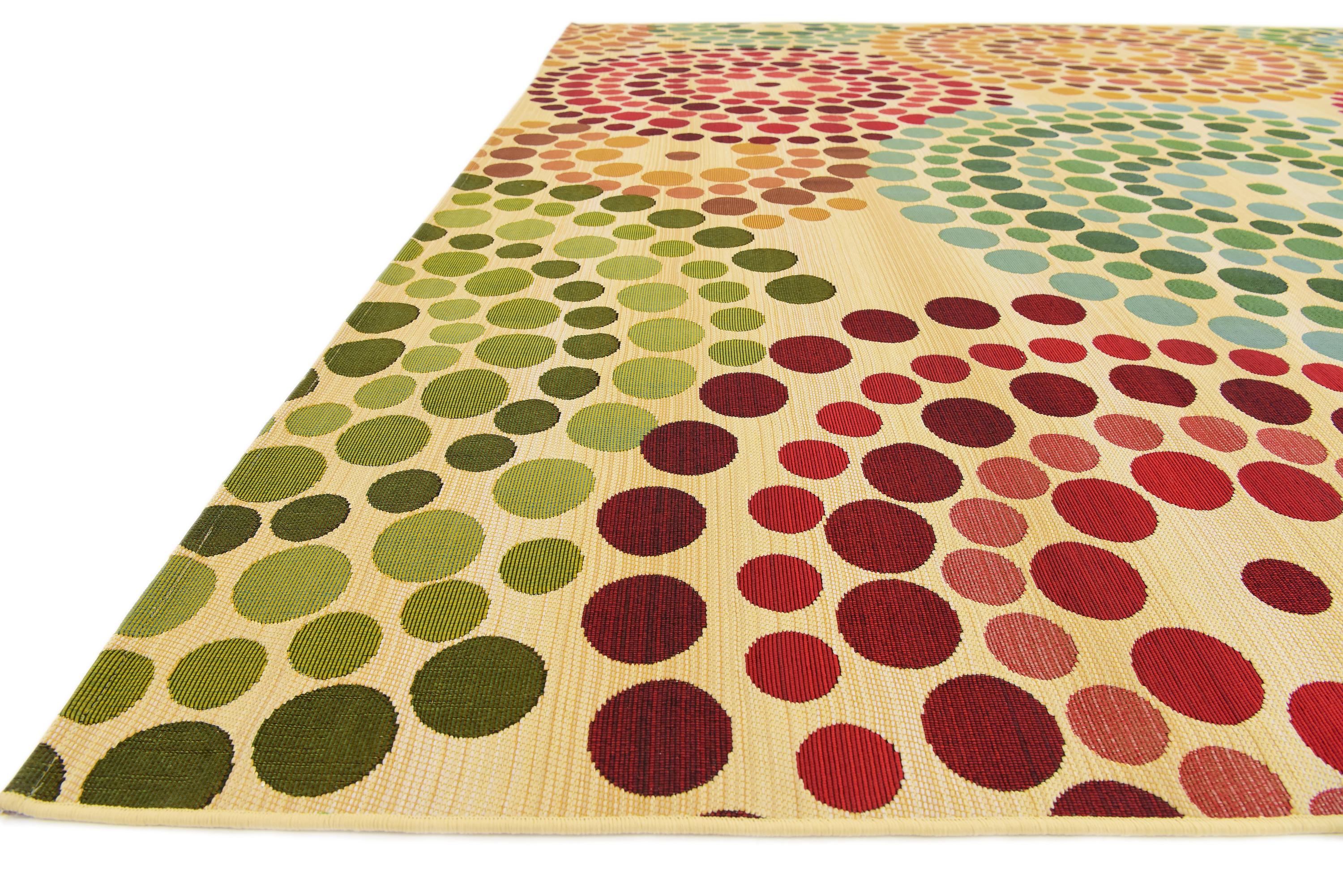 Beige 10' x 12' Outdoor Modern Rug eSaleRugs