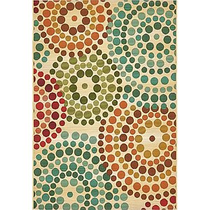 Unique Loom 4' x 6' Outdoor Modern Rug