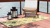 2' x 6' Outdoor Lattice Runner Rug thumbnail