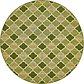 8' x 8' Outdoor Lattice Round Rug thumbnail image 1
