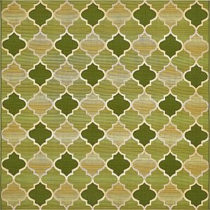 Unique Loom 6' x 6' Outdoor Square Rug