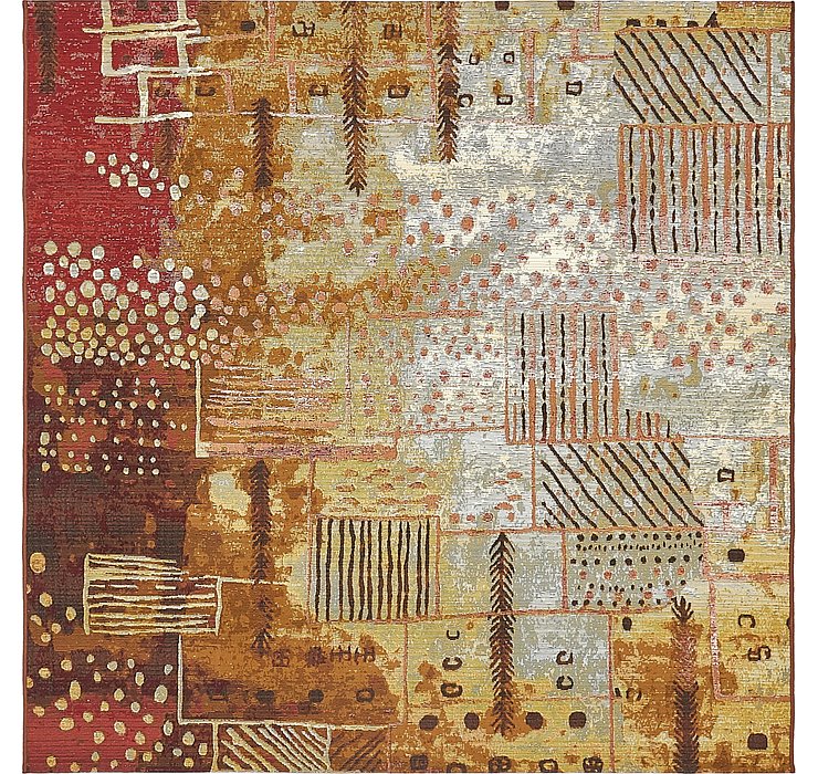 6' x 6' Outdoor Modern Square Rug