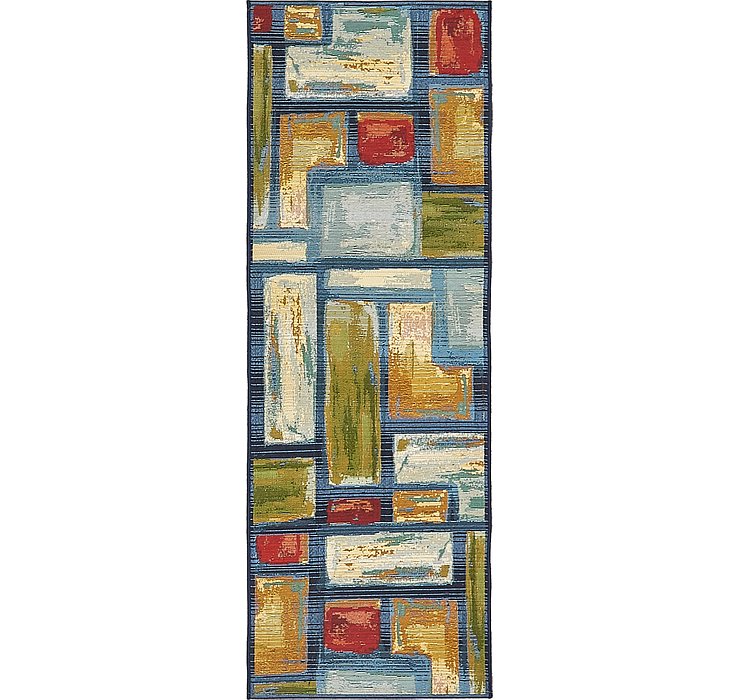2' x 6' Outdoor Modern Runner Rug