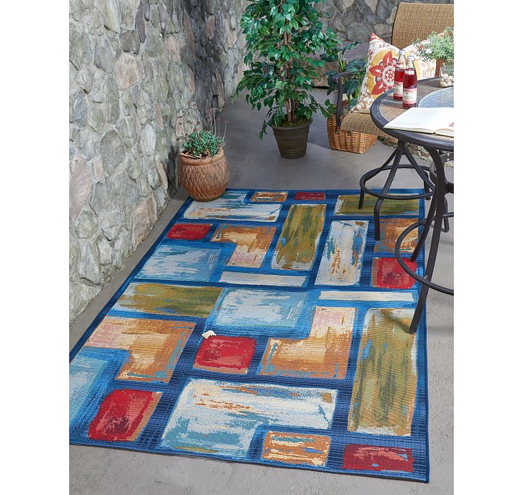 5' 3 x 8' Outdoor Modern Rug