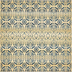 Unique Loom 6' x 6' Outdoor Modern Square Rug